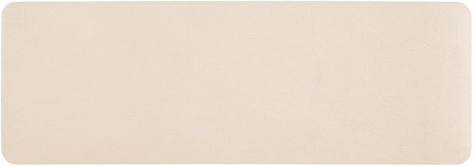 TYUU Bathroom Mat Quick Dry, Bathroom Rugs Non Slip Washable Thin Absorbent Bath Mat Fits Under Door Bathroom Floor Mat Perfect for Bath, Shower, or Sink 24"x70" Beige