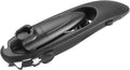 Multi-functional opener and can-opener, made of thickened ABS material and stainless steel, easy to operate, save time and effort, easy to store. (01 Black)