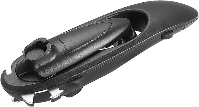 Multi-functional opener and can-opener, made of thickened ABS material and stainless steel, easy to operate, save time and effort, easy to store. (01 Black)