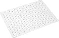 Bamboo Bath Mat Bathroom Rugs Floor Wood Shower Bathtub Waterproof Non Slip Accessories 16x24 Inch Easy to Clean, White, 1 pc
