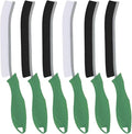 TQRR Hard Bristle Crevice Cleaning Brush-Thin Gap Scrub Brush, Small Cleaning Brush, Grout Brush, Kitchen Brush, Cleaning Tools for Toilet, Bathroom, Sink, Home, Household, Window (6, Green)
