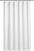 Barossa Design Long Shower Curtain Liner with 6 Magnets - 72" x 78", Waterproof PEVA Shower Liner for Bath Tub, PVC Free, Metal Grommets - White, 72x78