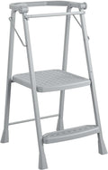 COSCO 2-Step Kitchen Stepper™ Adult Folding Step Stool, Kids Folding (Steel/Resin)