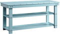 Convenience Concepts Oxford Utility Mudroom Bench, Sea Foam