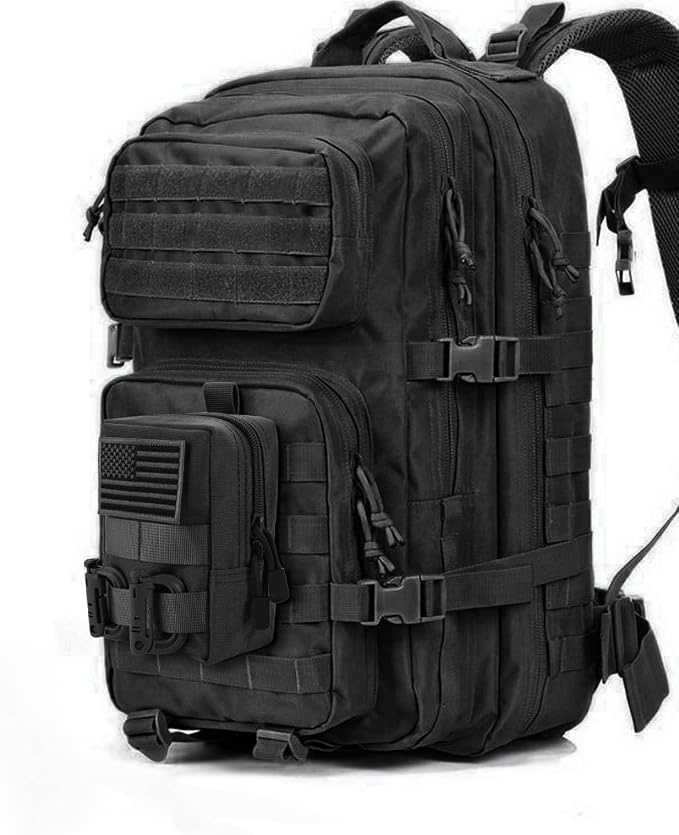 FRTKK 2 Pack Molle Pouches - Tactical Compact Water-Resistant EDC Pouch Bag Small Utility Pouch