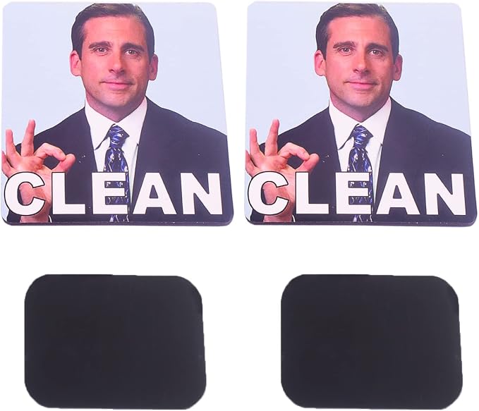Clean and Dirty Magnet，Dishwasher Magnet Clean Dirty Sign Indicator，Reversible Dish Washer Sign, Double Sided Strong Kitchen Flip Indicator，Apartment Must Haves Kitchen Necessities