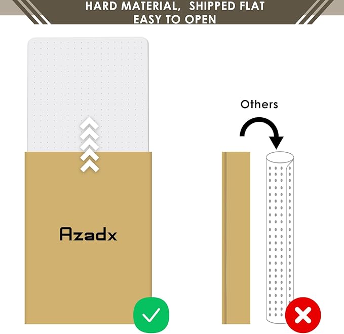 Azadx Heavy Duty Office Chair Mat for Carpet 36" x 48" with Lip Hard Material Chair Mat for Carpeted Floor Non-Slip Carpet Protector for Easy Glide Desk Floor Mat for Office Chair on Carpets 2 Pack
