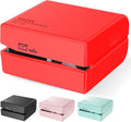 Battery Operated Electric Letter Opener - Letter Openers Envelope Slitter, Envelope Opener, Mail Opener, Universal Envelope Efficient Letter Opener Tool for Office, Home (Red)