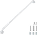 Grab Bars for Shower, 1 Pack 36-Inch Anti Slip Shower Handles for Elderly, Safety Shower Grab Bar, Stainless Steel Handicap Grab Bars for Bathroom (White 1" Diameter)