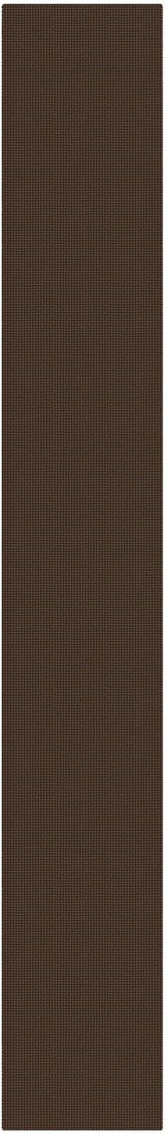 KOZYFLY Cotton 2x14 Runners Rugs for Hallway, Long Washable Runner Rug, Woven Non Slip Kitchen Runner, Flatweave Entryway Rug, Floor Carpet for Entry, Aisle, Hall, Brown/Dark Brown