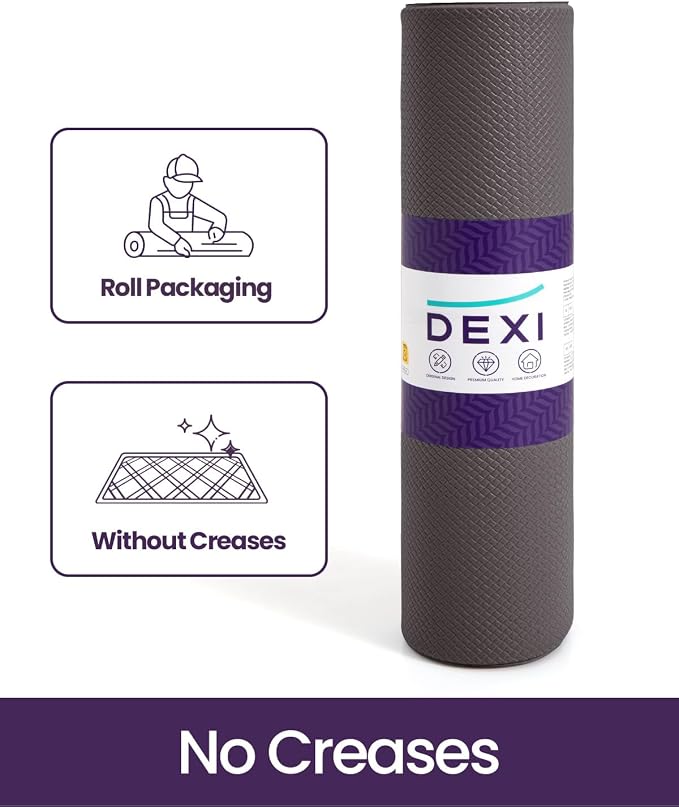 DEXI Kitchen Floor Mats 17"x29"+17"x59" Cushioned Anti Fatigue Standing Runner Rug Waterproof, Comfort Memory Foam Polyvinyl Chloride Padded for Front Sink Laundry, Dark Taupe