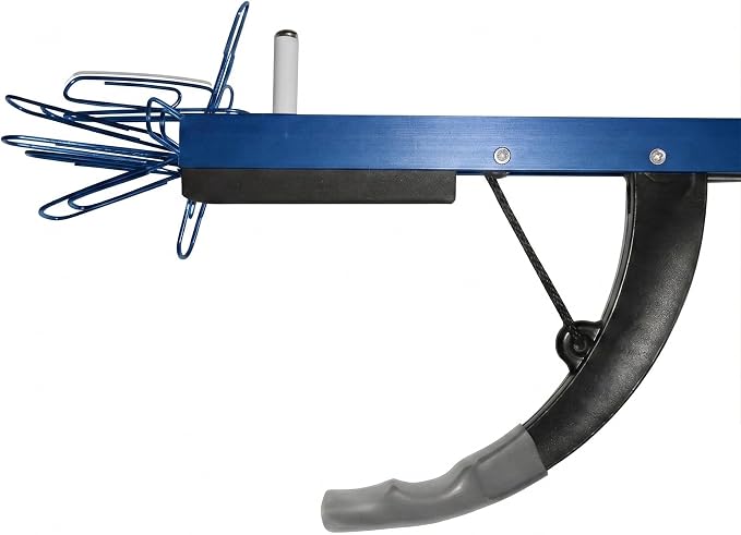 Rehabilitation Advantage 26" Reacher Grabber Tool, Aluminum Pickup Tool with 3" Jaw & Magnetic Tip, Lightweight Rust Proof Frame, Ergonomic Handle, Blue, Set of 2