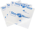 ROBERTS 50-547 Stay N' Place 4 in. x 4 in. Rug Tabs (4-Pack), White