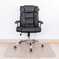 Kuyal Clear Chair Mat, Hard Floor Use, 48" X 53" Transparent Office Home Floor Protector mat Chairmats (48" X 53" Rectangle)