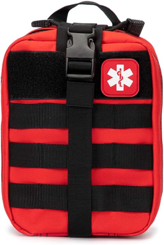 Tactical First Aid Bag MOLLE EMT IFAK Pouch Rip-Away Trauma First Aid Responder Medical Emergency Utility Bag Tactical Pouch for Camping