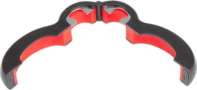 Westmark Multi-Opener, Rubberised Inner Surface, 14 x 6 cm, Stainless Steel/Plastic, Black/red, 10552270