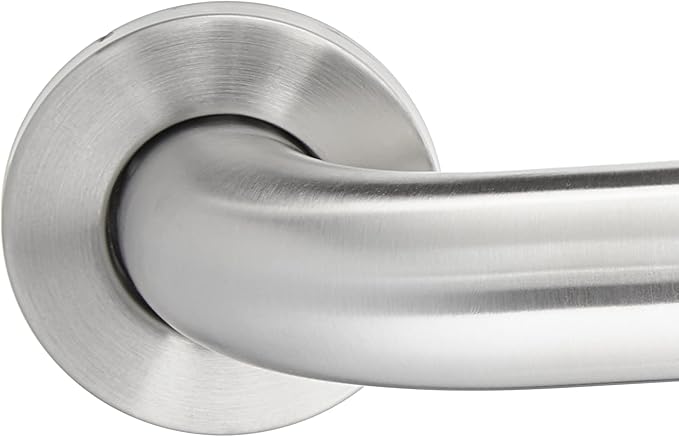 Amazon Basics Bathroom Handicap Safety Grab Bar, 42 Inch Length, 1.5 Inch Diameter, 500LBs Capacity, ADA Compliant, Stainless Steel