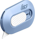 Slice Mini Box Cutter | Manual Retracting | Safe Ceramic Box Cutter Lasting 11x Longer than Metal | Box Opener | 1 Pack | Sky