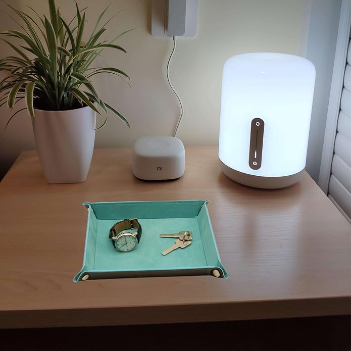 Valet Organizer - Catchall Tray for Jewelry, Wallets, Watches, Keys, Coins, Phones, Glasses - Perfect for Nightstand, Desk, Entryway