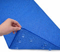 Bathtub Mat Non Slip, Bath Mat for Tub Non Slip, Tub Mat Extra Large 36 x 17 in, Bathtub Mat with Suction Cups & Drain Holes, Soft Foam, Machine Washable, Blue