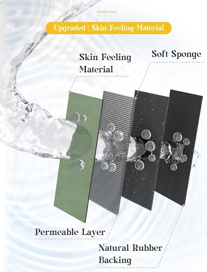 MontVoo -Bath Mat Rug-Rubber Backing Non Slip Quick Dry Absorbent Thin Bathroom Rugs Fit Under Door-Faux Suede Surface Bathroom Floor Mats-Shower Rug for in Front of Bathtub Shower Sage Green 16"x24"