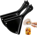 Jar Opener for Weak Hands, Multi-Purpose Bottle & Jar Opener with Ergonomic Grip, Easy Lid Opener for Seniors and Low Hand Strength (2pcs black)