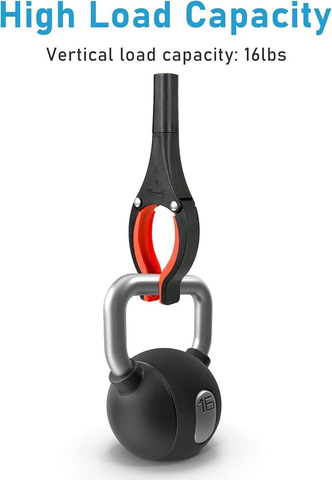 2025 Upgrade Grabber Reacher Tool, 360° Rotating Head, Wide Jaw, 32" Foldable, Lightweight Trash Claw Grabbers for Elderly, Reaching Tool for Trash Pick Up Stick, Litter Picker, Arm Extension (Orange)