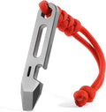 KEEPO LINK Titanium EDC Pry Bar Multitool, 4-in-1 Keychain Prybar Tool with Bottle Opener, Hex Wrench & Ruler, Pocket Pry Tool for Everyday Carry, Camping & Outdoor Gear, OLT03 (Gunmetal Grey)