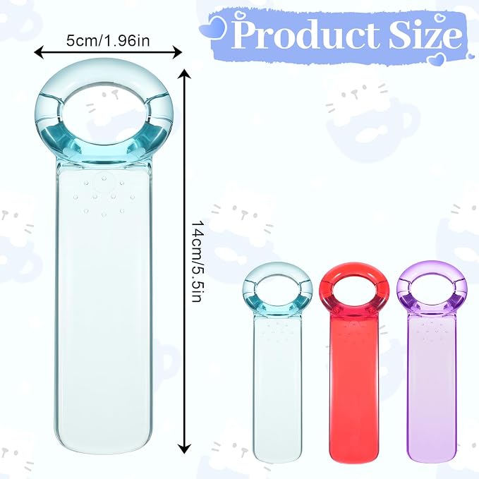 JJUNW Jar Opener, 3 PCS Easy Grip Jar Opener Gripper Jar-Key Openers Durable Plastic Jar-Lid Openers for Elderly Children Women Weak Hands (Transparent version)