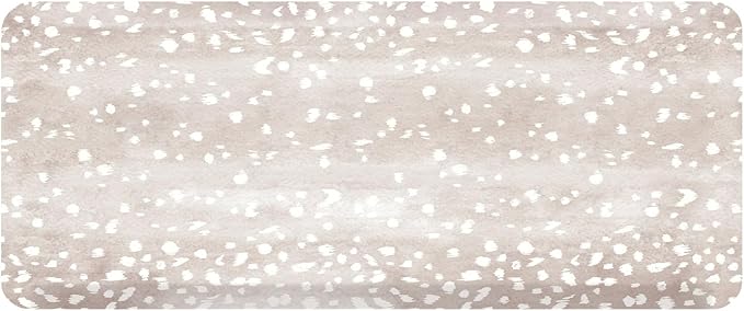 House of Noa Nama Standing Mat – Anti-Fatigue Kitchen Mats for Floor, Cushioned & Non-Slip Kitchen Comfort Mat for Standing, Thick Foam Anti-Fatigue Mat for Kitchen & Workspaces, Fawn Brown 22" x 54"