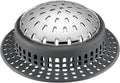 Aluvor Bathtub Drain Hair Catcher Shower Drain Cover Sink Drain Protector for Pop-Up & Regular Drains, Dark Gray