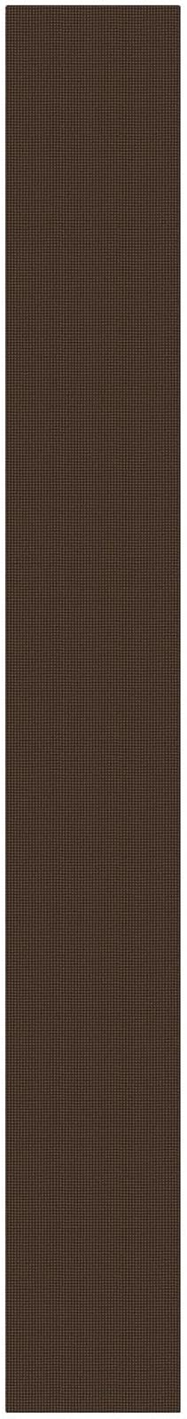 KOZYFLY Braided 2x16 Runners Rugs for Hallway, Extra Long Washable Runner Rug, Woven Non Slip Kitchen Runner, Cotton Entryway Rug, Floor Carpet for Entry, Aisle, Hall, Brown/Dark Brown
