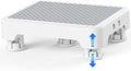 SPACELEAD Mobility Step Stool for Adults & Seniors, Indoor/Outdoor Portable Stair Assist, Anti-Slip Platform for Bathroom， Kitchen, Office, and Bedroom, 600lbs Capacity, White Gray