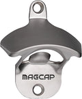 Outdoor Bottle Opener Wall Mounted - Style Magnetic Beer Bottle Opener that Catches Caps - Easy to Install and Incredibly Convenient
