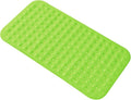 Anti-Slip Bathtub Shower mat, 28×15（ 70×37cm） inch Soft Oversized Machine Washable Non-Slip Bathtub mat with Drainage Holes, Bathroom Floor Suction Cup.（1-Opaque Pea Green）