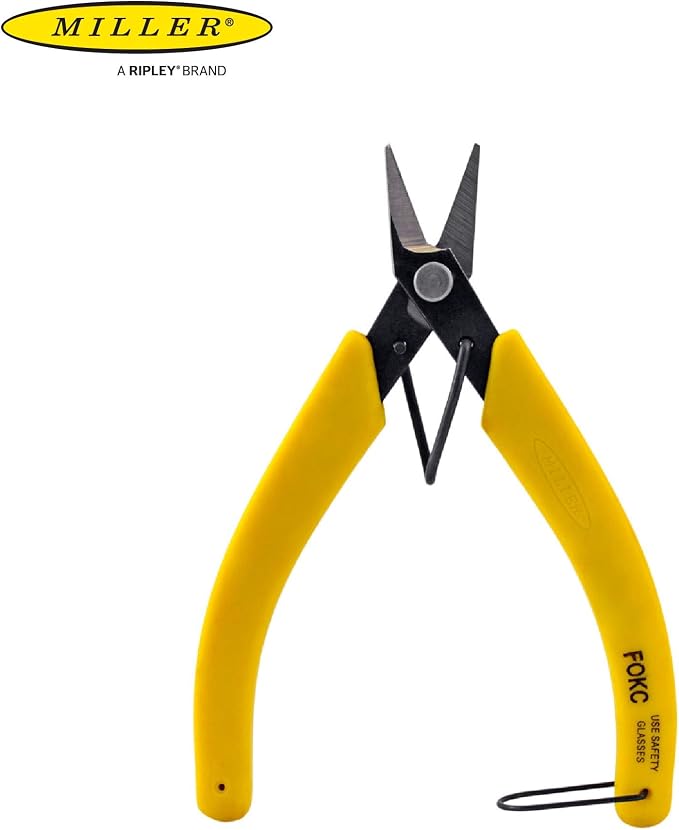 Miller FOKC Fiber Optic Kevlar Cutter, Easily Portable Utility Tool for Working Technicians, Cable Cutters for Right- and Left-Handed Electricians, 5.75 Inches, 2.5 Ounces