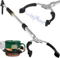 Heavy Duty Grabber Reacher Tool, Grabber Pickup Tool Extra Lon 53" Trash Picker Upper Grabber Heavy Duty Stainless Steel Thickened Non-Slip 6 inch Wide Jaws Claw Reaching Tool