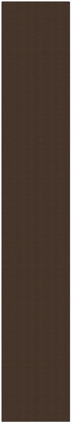 KOZYFLY Braided 2.5'x16' Runners Rugs for Hallway, Extra Long Washable Runner Rug, Woven Non Slip Kitchen Runner, Cotton Entryway Rug, Floor Carpet for Entry, Aisle, Hall, Brown/Dark Brown