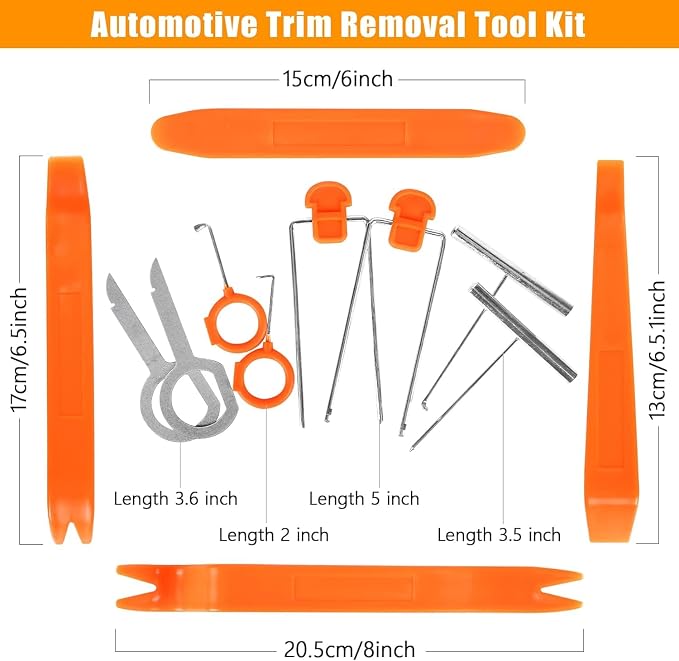 Terminal Removal Kit 96 Pcs - Electrical Connector Pin Extractor Set for Automotive, Car, Household Devices - Depinning and Wire Terminal Release Tools