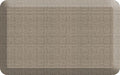 GelPro Anti-Fatigue Designer Comfort Kitchen Floor Mat, 20x32, Trellis Khaki Stain Resistant Surface with 3/4” Thick Ergo-Foam Core for Health and Wellness (Tweed Weathered Tan, 32"L x 20"W x 0.8"Th)