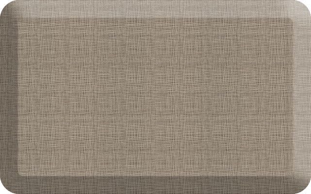 GelPro Anti-Fatigue Designer Comfort Kitchen Floor Mat, 20x32, Trellis Khaki Stain Resistant Surface with 3/4” Thick Ergo-Foam Core for Health and Wellness (Tweed Weathered Tan, 32"L x 20"W x 0.8"Th)