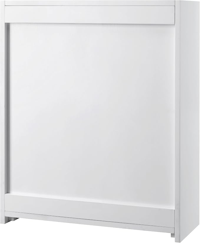 Crosley Furniture Savannah 2-Piece Wall Kitchen Storage Cabinet, Cabinets for Laundry, Bathroom, White