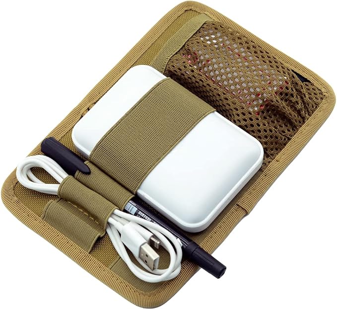 Tactical Bag Insert Modular Organizer Utility Admin Pouch Hook Fasteners, Modular Pack Insert Organizer