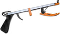 Rehabilitation Advantage Compact Reacher Grabber Tool, 15" Reach Extension with Rubberized Jaws and 3" Wide Grip, Lightweight Aluminum Pick Up Tool, Handle for Travel, Home, and Hard-to-Reach Items