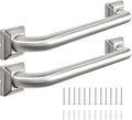 Bathroom Grab Bars Stainless Steel Handrail ADA Compliant 500lbs bathtubs and Showers Toilet Handle Safety for Handicap, Elderly, Disabled, Injury (12inches 2 Pack)