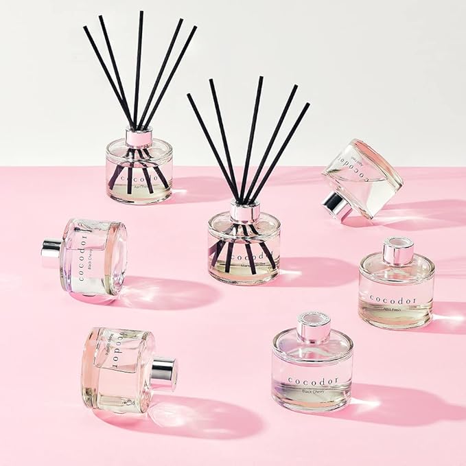 COCODOR Signature Reed Diffuser Set/Refreshing Air / 6.7oz /2 Pack/Home Fragrance Diffuser, Oil Scent Diffuser for Bathroom Shelf Decor