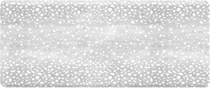 House of Noa Nama Standing Mat – Anti-Fatigue Kitchen Mats for Floor, Cushioned & Non-Slip Kitchen Comfort Mat for Standing, Thick Foam Anti-Fatigue Mat for Kitchen & Workspaces, Fawn Silver 30" x 72"