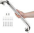 Chrome Bathroom Grab Bars 20 Inch, iHansee Anti Slip Grab Bar w/Knurled Grip, Stainless Steel Safety Handle for Bathtub, Wall Mounted Balance Support Handrail, Handicap Shower Bars for Senior Elderly