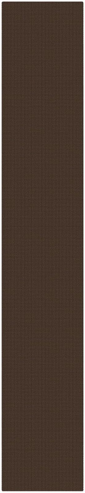 KOZYFLY Cotton 2x12 Runners Rugs for Hallway, Long Washable Runner Rug, Woven Non Slip Kitchen Runner, Braided Entryway Rug, Floor Carpet for Entry, Aisle, Hall, Brown/Dark Brown