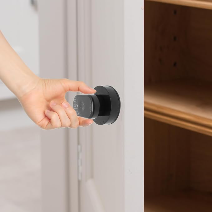 4PCS Suction Cup Handle, Shower Glass Door Suction Cup Pull, No Drilling Removable Knob for Sliding Door Cabinet Drawer Toilet Seat Cover (Black)